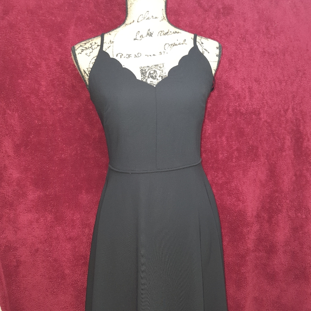 Ted Baker London Scallop Simbah Asymmetric Dress - Picture 2 of 12